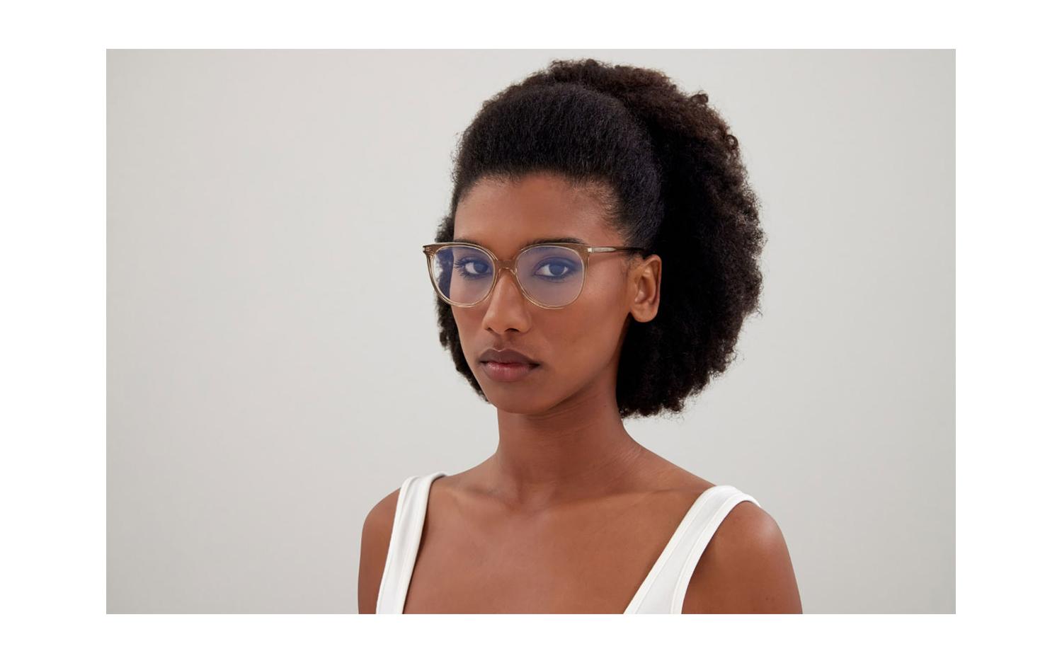 Gallery image for /media/thumbs/100x62.5/media/product_images/Saint-Laurent-Glasses-SL-39-007-modelfw100fh62.5.jpg
