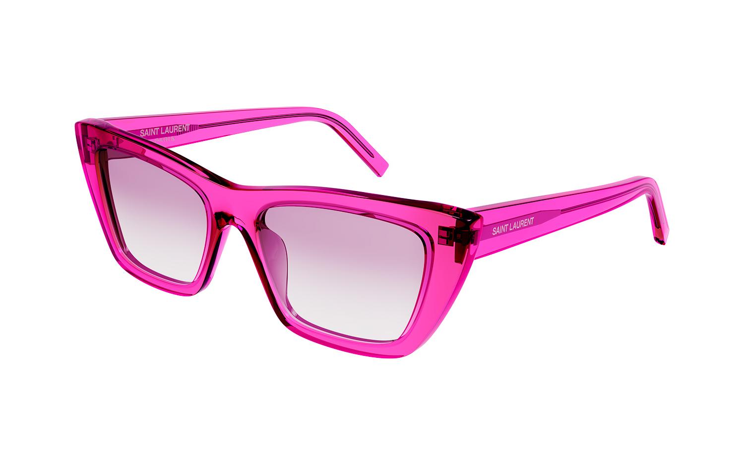 Ysl pink glitter sunglasses cheap