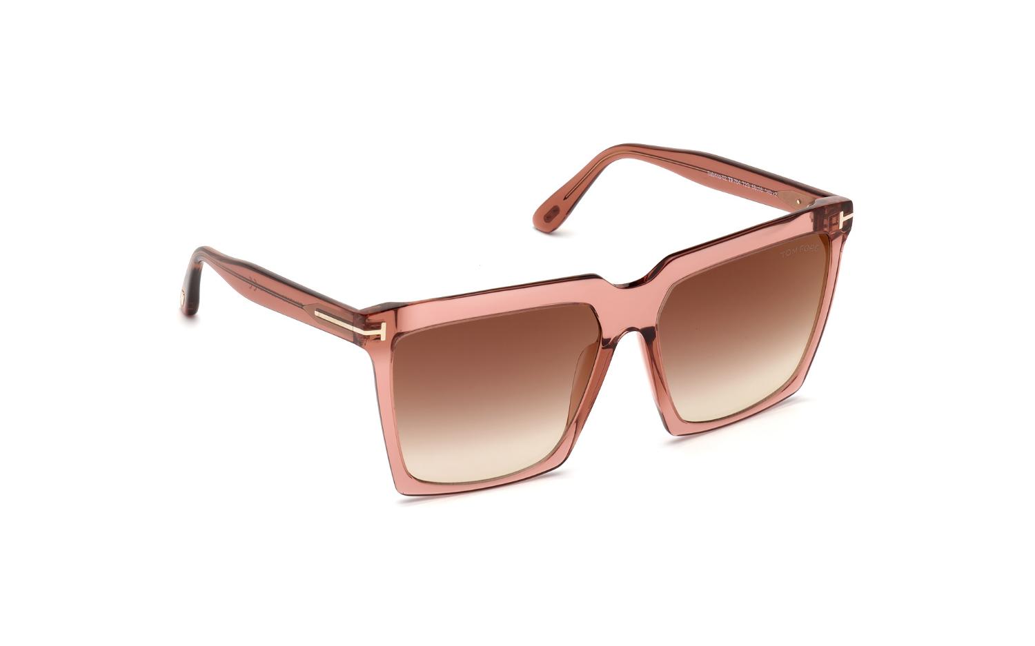 Tom Ford - Sabrina Sunglasses - Occhiali da Sole Squadrati - Beige - FT0764 - Occhiali da Sole - Tom Ford Eyewear
