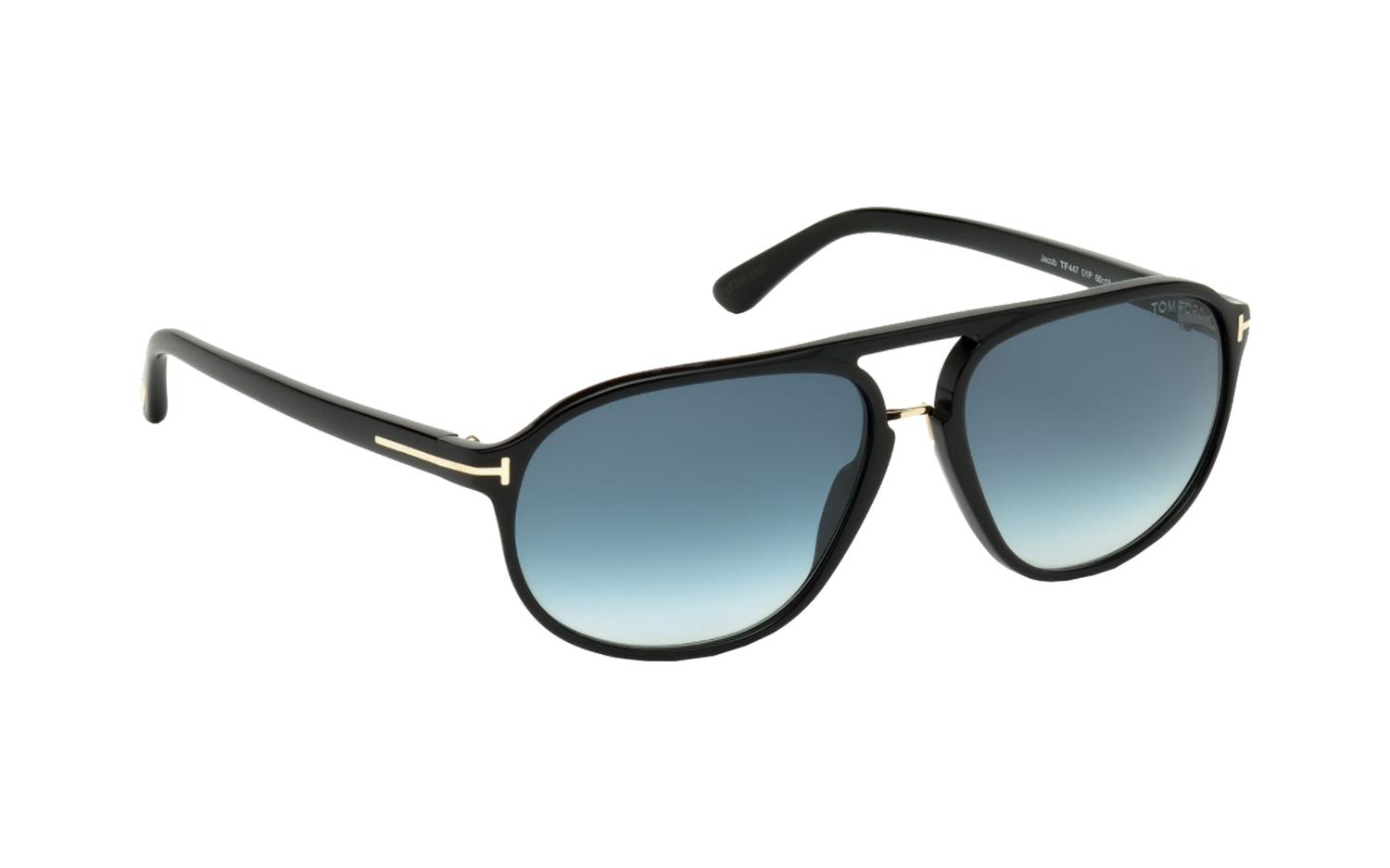 Tom Ford Jacob FT0447 01P 60 Sunglasses | Shade Station