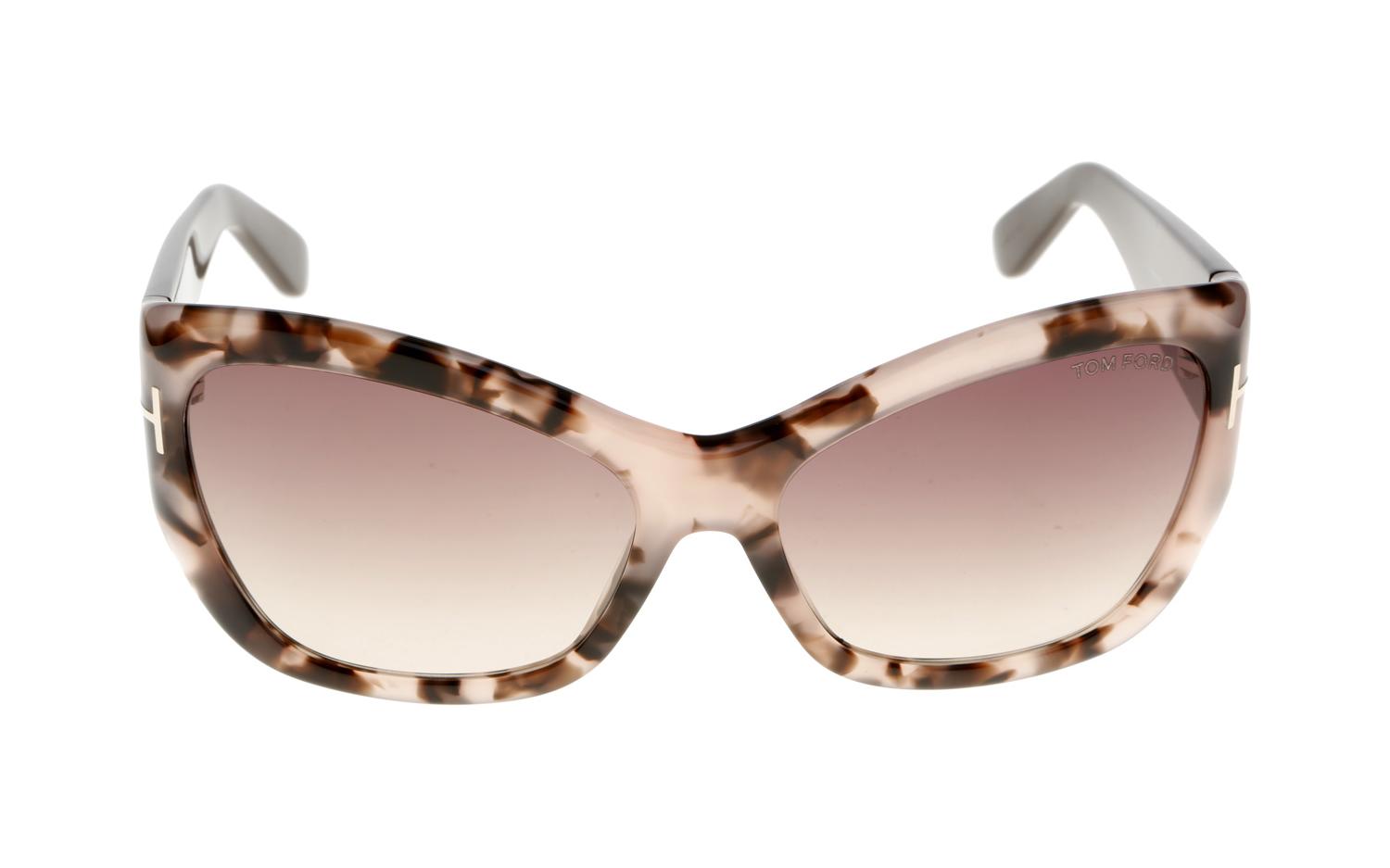 Tom Ford Corinne sunglasses Tom Ford Designer Sunglasses Corinne TF460-01C in Black with  main image 3