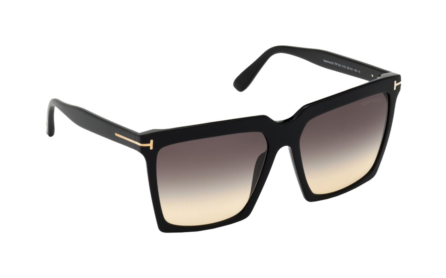 Tom Ford Sabrina 02 FT0764 01B 58 Sunglasses Shade Station
