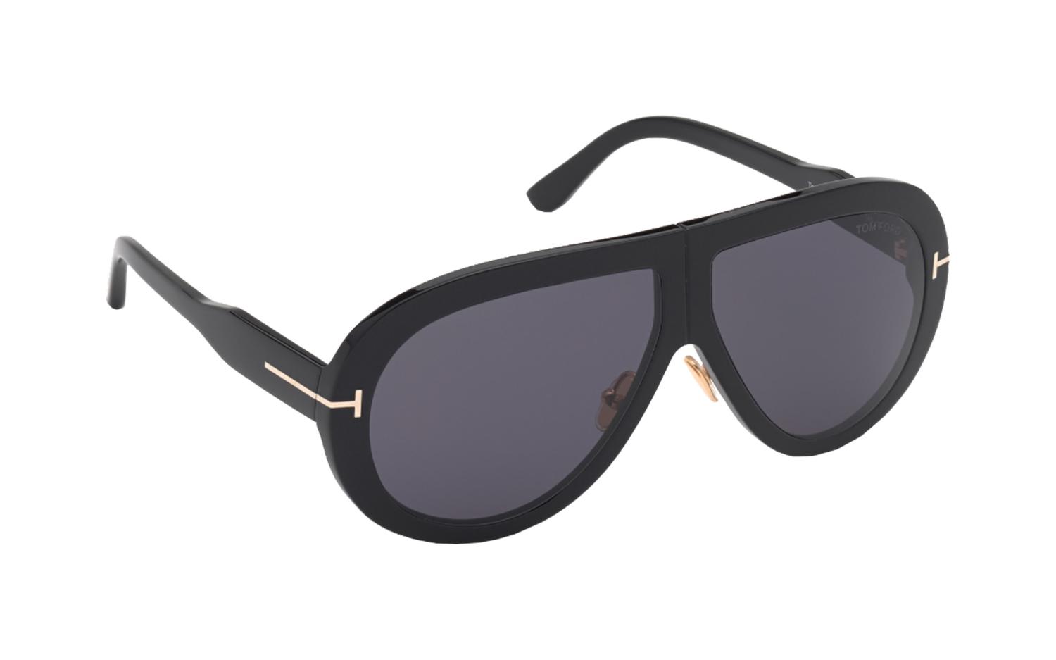 Tom Ford Troy FT0836 01A 61 Sunglasses Shade Station