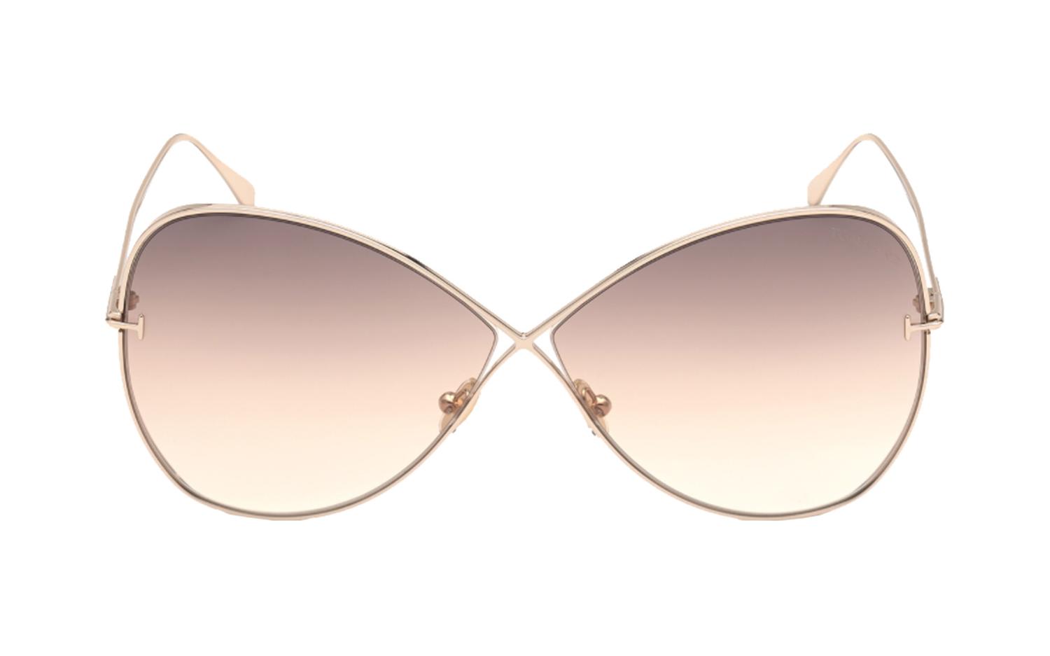 Tom Ford Nickie FT0842 28F 66 Sunglasses | Shade Station