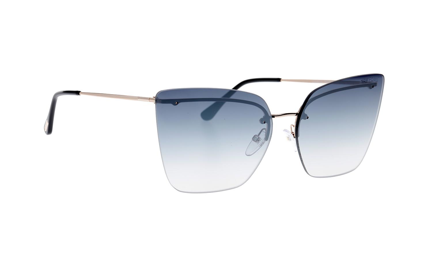 Tom Ford FT0536 28G 60 Montures De Lunettes, Or (Oro Rosa Lucido/Marrone Specchiato), Mixte Adulte