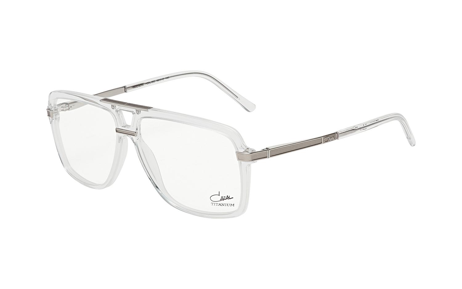 Cazal style shop clear lens glasses