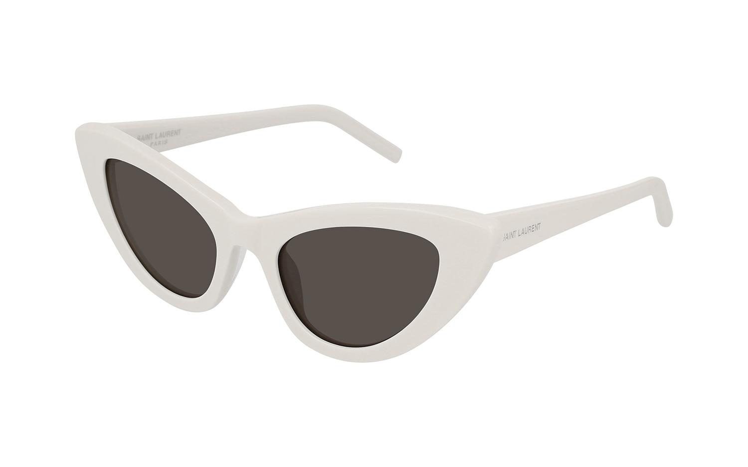 Saint laurent discount lily sunglasses white