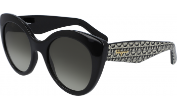 Ferragamo on sale round sunglasses