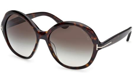 【関税込み】TOM FORD ブラウン Annabelle-02 サングラス Tom Ford Annabelle-02 TF1282 Square Sunglasses | Fashion