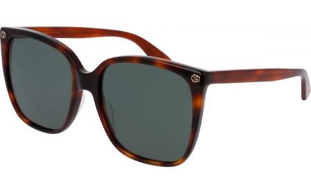 Gucci GG0022S 001 57 Sunglasses | Shade Station