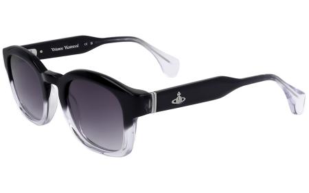 サングラス Vivienne Westwood Sunglasses VW5025 100 Leopard Square Vivienne Sunglasses in BLACK | Vivienne Westwood®