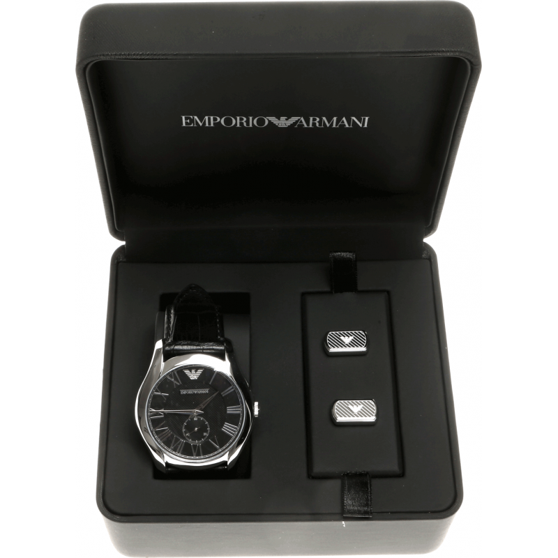 Emporio Armani Mens Gift Set AR8027 Watch - Shade Station