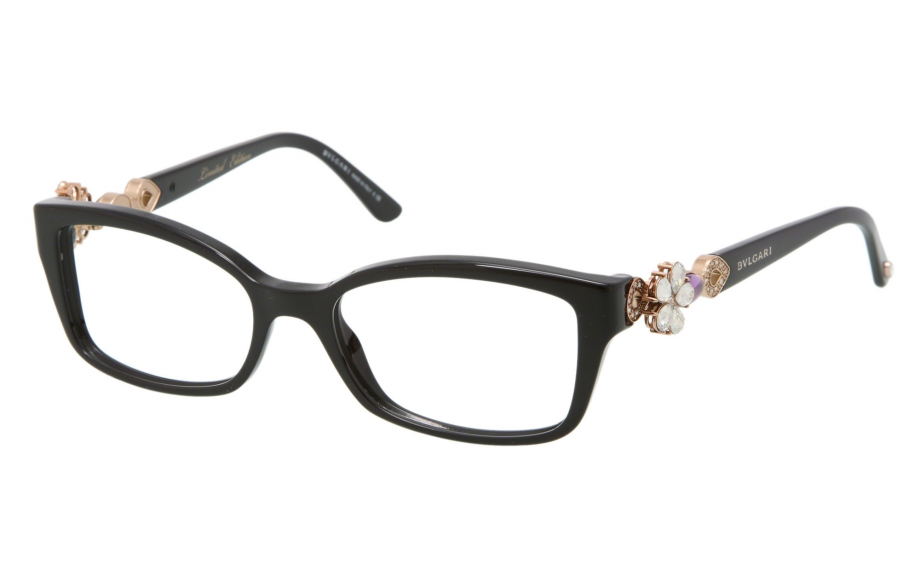 bvlgari glasses frames with crystal flowers