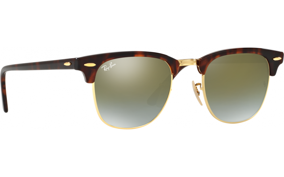 Ray Ban Clubmaster Rb3016 990 9j 49 Sunglasses Shade Station
