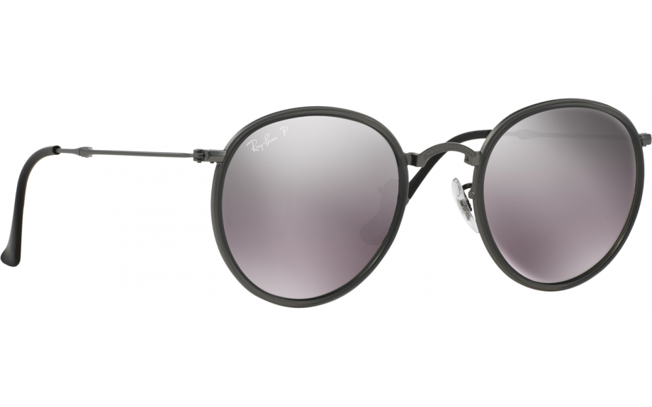 Ray-Ban Round Folding RB3517 029/N8 51 Prescription Sunglasses | Shade ...