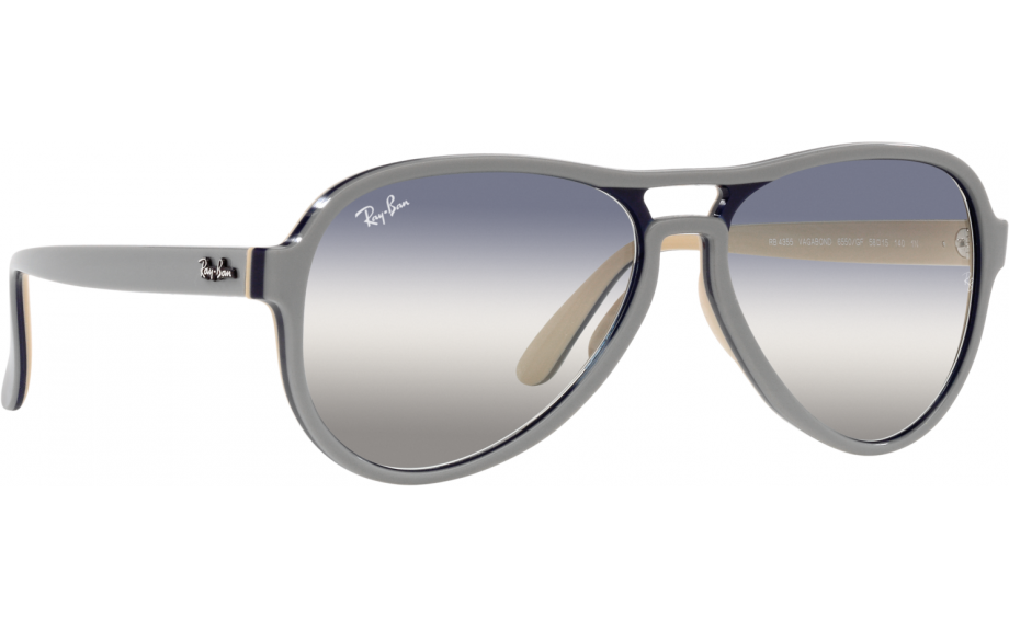 RayBan Vagabond RB4355 6550GF 58 Prescription Sunglasses Shade Station