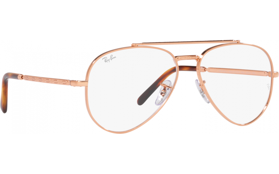 RayBan New Aviator RX3625V 3094 55 Prescription Glasses Shade Station