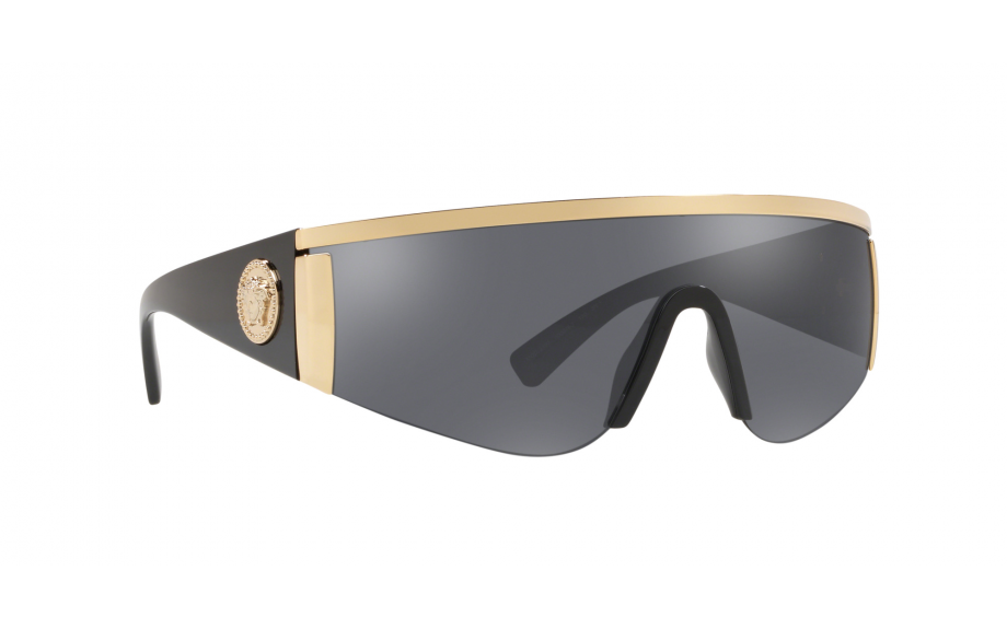 versace black tribute visor sunglasses