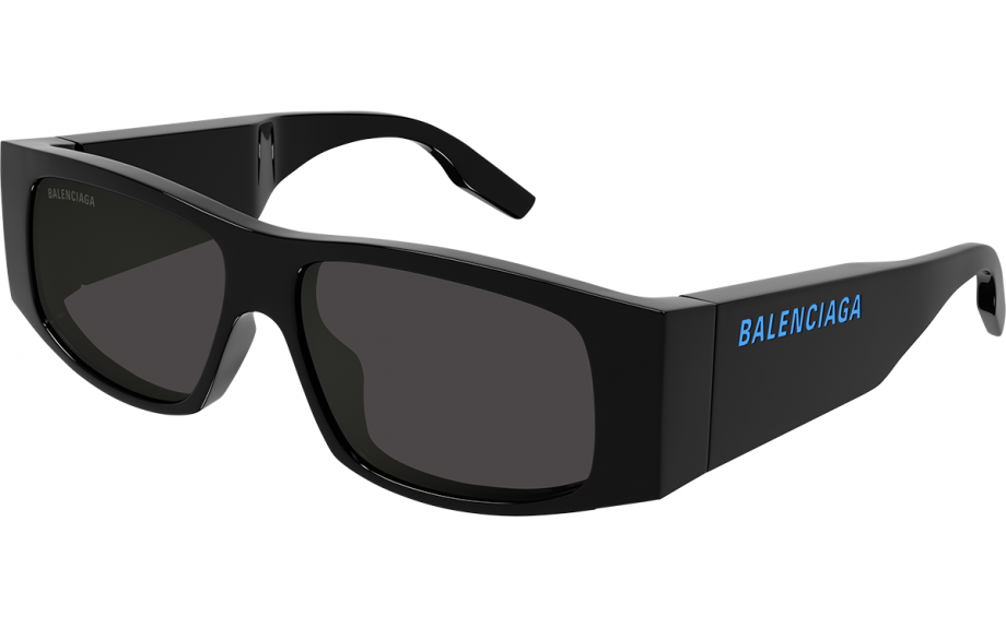 SA106 Bluebuster Men's Sport Sunglasses - Black Plastic Frame, Blue Night Driving Lenses, 100% UV Protection - View #2