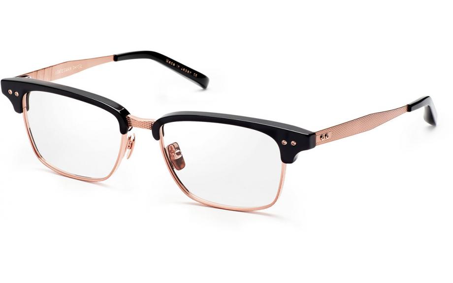DITA Statesman Three DRX-2064-F-BLK-RGD 55 Prescription Glasses
