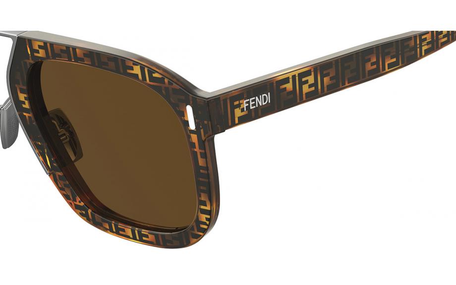 Fendi FFM0105/S Sunglasses brown black Fendi | Accessories | Fendi Ffm05s Sunglasses Brown Black  main image 4