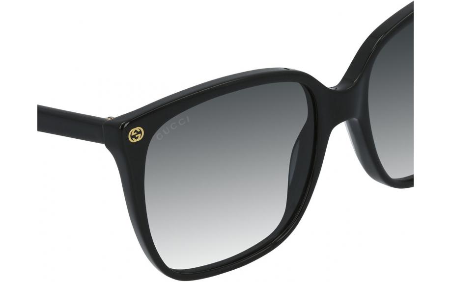 Gucci GG0022S 001 57 Sunglasses | Shade Station