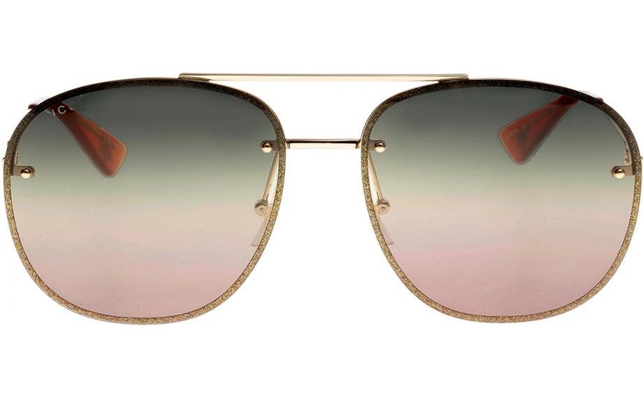 New GUCCI Sunglasses GG0227S-004 62 gold authentic brand new with original case Gucci GG0227S 004 Gold Sunglasses – Online Sale UK main image 3