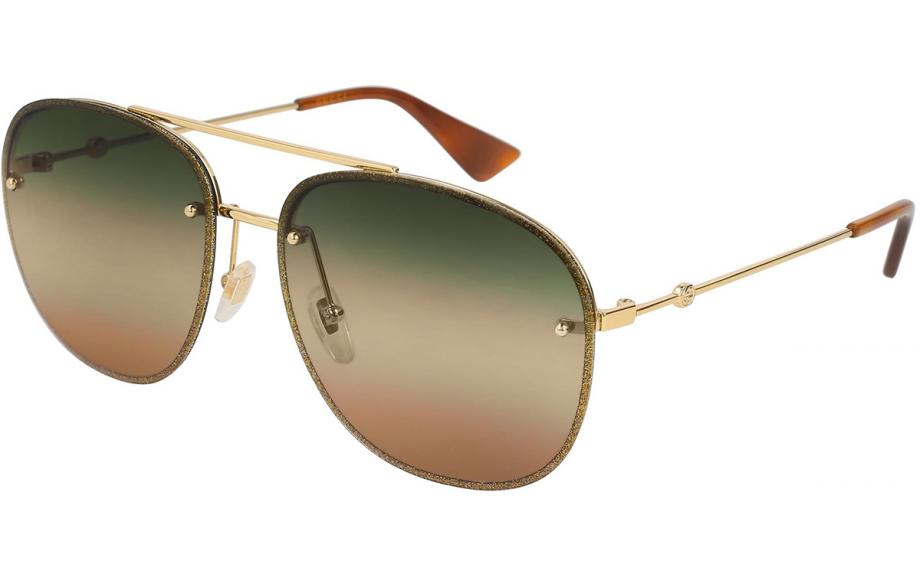 New GUCCI Sunglasses GG0227S-004 62 gold authentic brand new with original case Gucci GG0227S 004 Gold Sunglasses – Online Sale UK main image 4