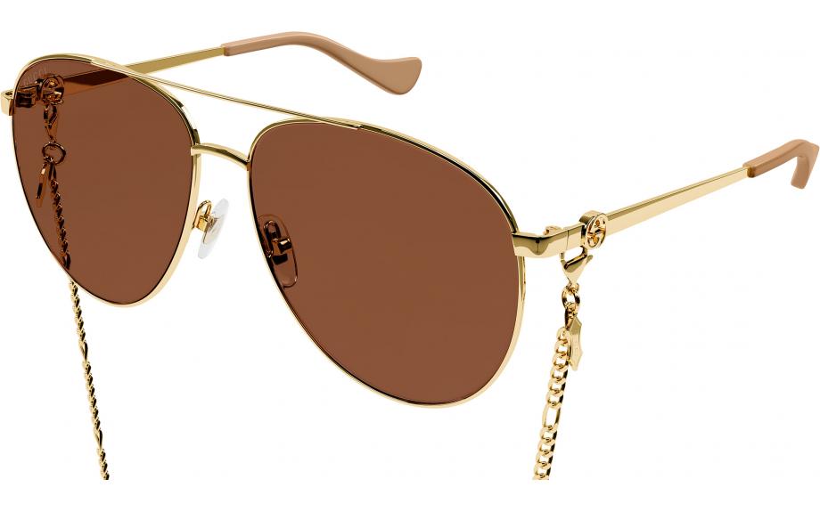 Gucci Gg1088s Gucci Women's Gold Aviator Sunglasses Gucci