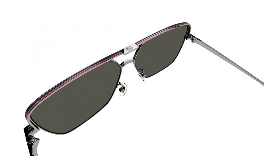 グッチ GG1099SA 001 サングラス グレー ルテニウム Gucci Men's Ruthenium Grey Specialized Fit Navigator Sunglasses