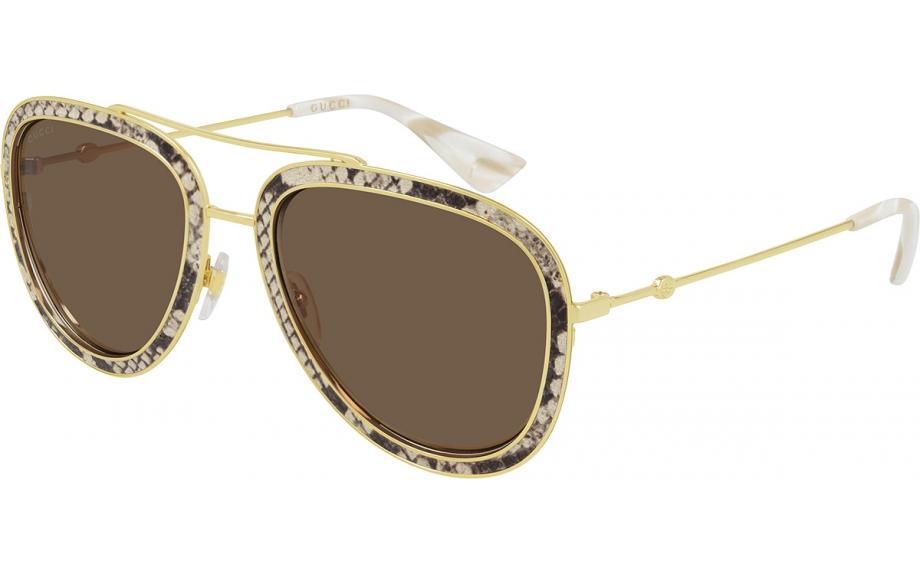 Leather gucci sunglasses top