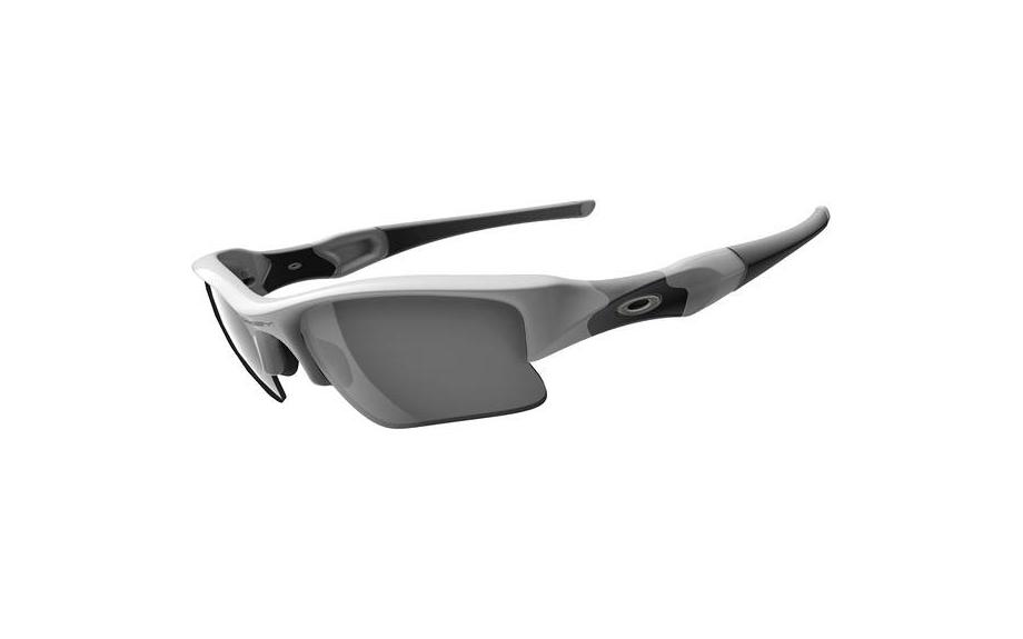 Oakley FLAK JACKETスポーツサングラス ホワイト/グレー Oakley Flak Jacket XLJ 03-917 Sunglasses | Shade Station