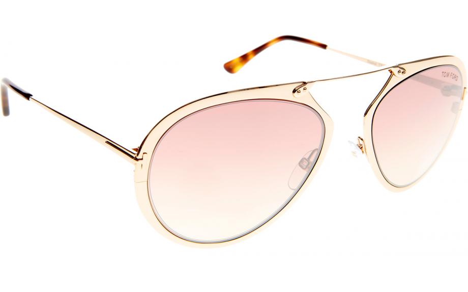 Tom Ford Dashel TF508 Aviator Unisex Sunglasses in Rose Gold TOM FORD Dashel Sunglasses TF508 Rose Gold | THE BLUEPRINT main image 3