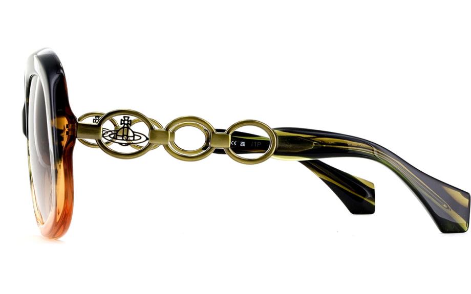 ◆vivienne サングラス◆ Ralph Lauren The Vivienne XL (59 - 17) with Brown lenses and Gold