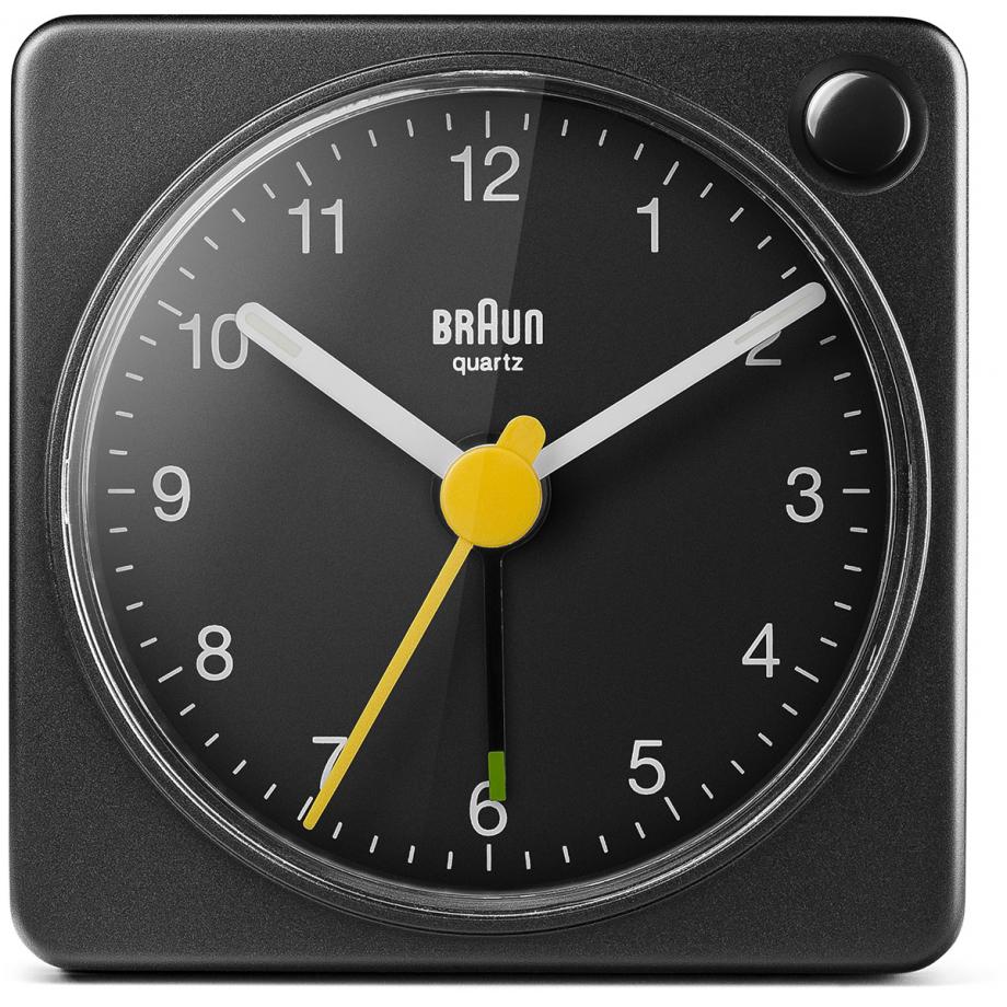 Braun Clocks Classic Travel Alarm Clock BC02XB Watch Shade Station