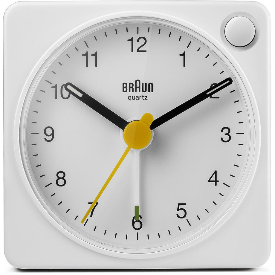 Braun Clocks Classic Travel Alarm Clock BC02XW Watch Shade Station