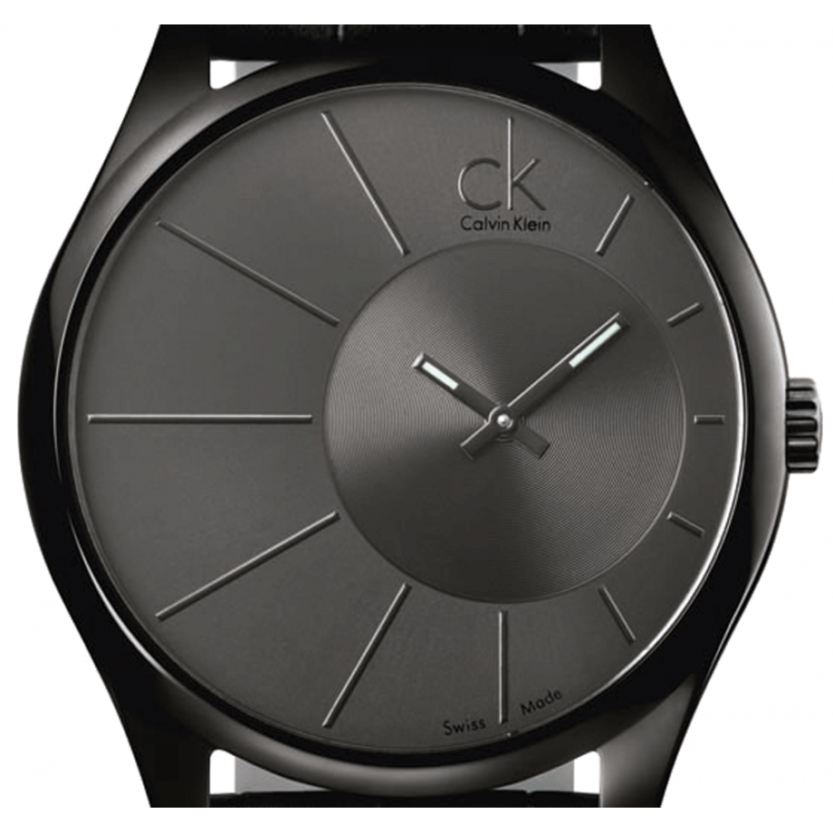 Calvin klein black watches clearance