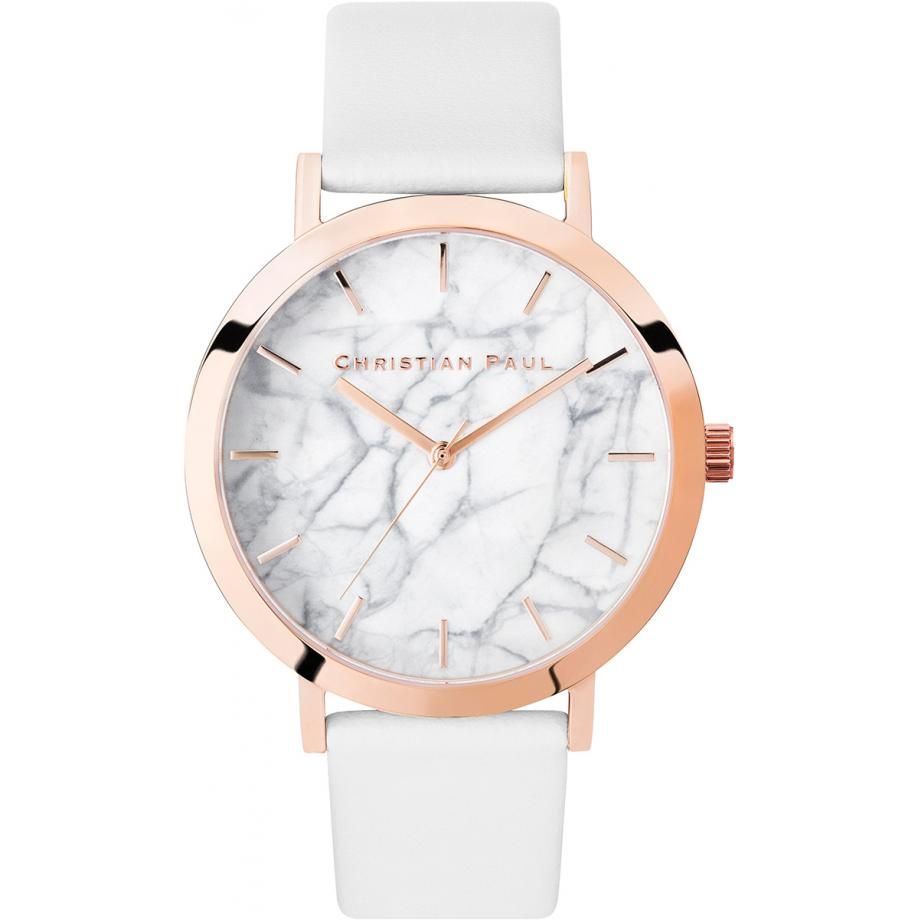Christian Paul White marble MWR4303 Watch Shade Station