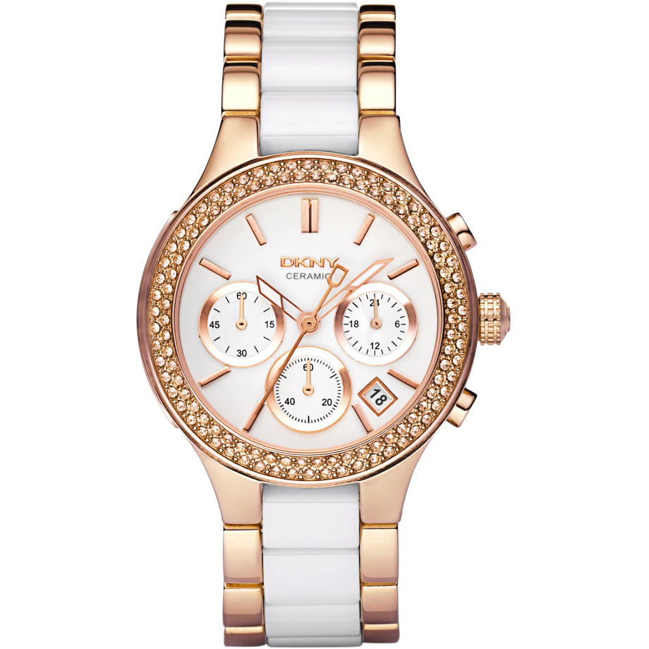 Dkny white hotsell watch ceramic
