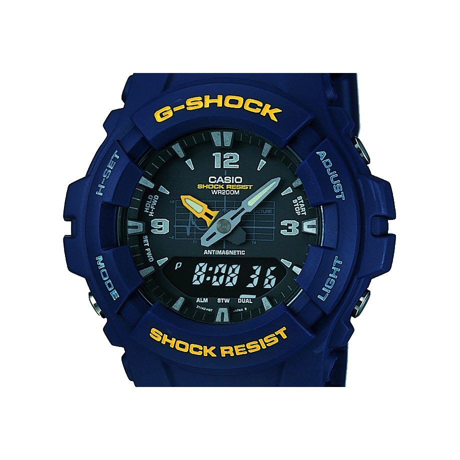 G-Shock G-100-2BV-MES Watch Shade Station