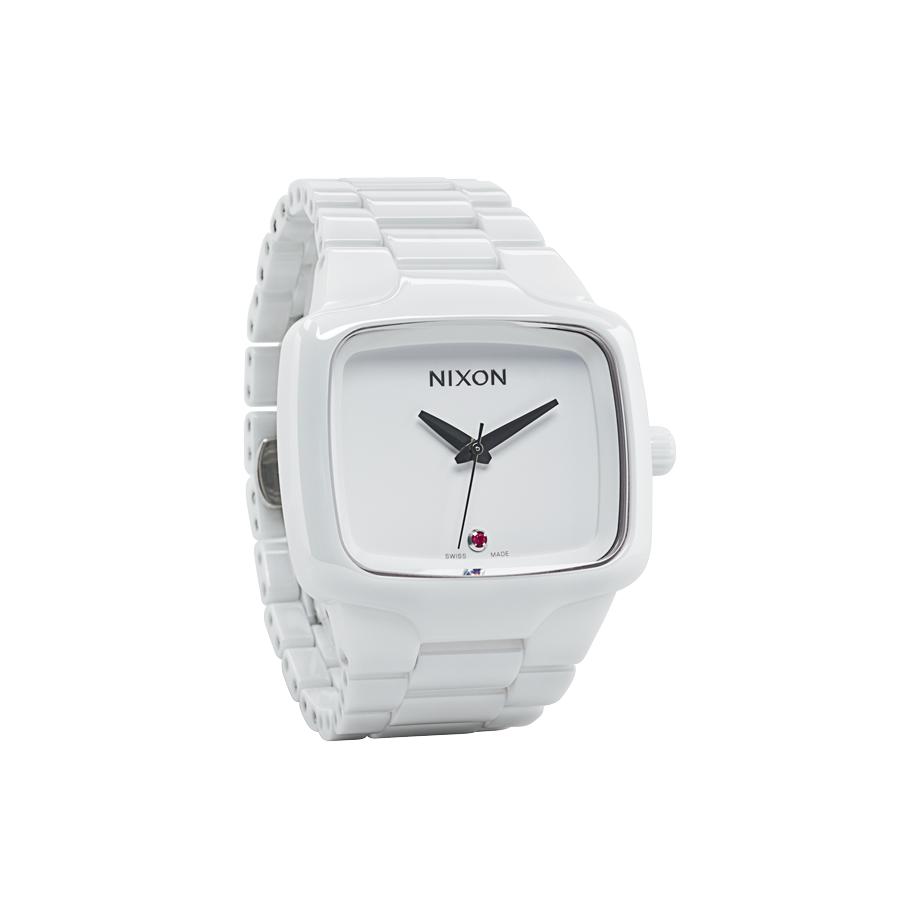 All white nixon watch best sale