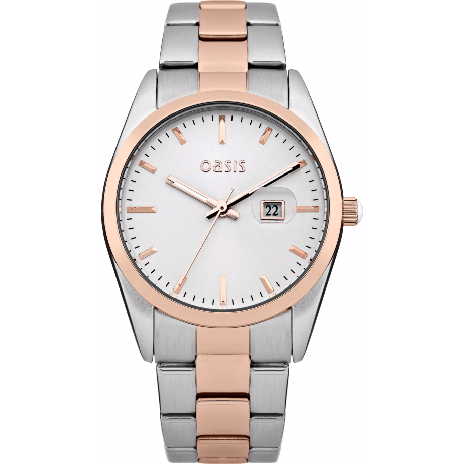 Oasis rose gold watch shop