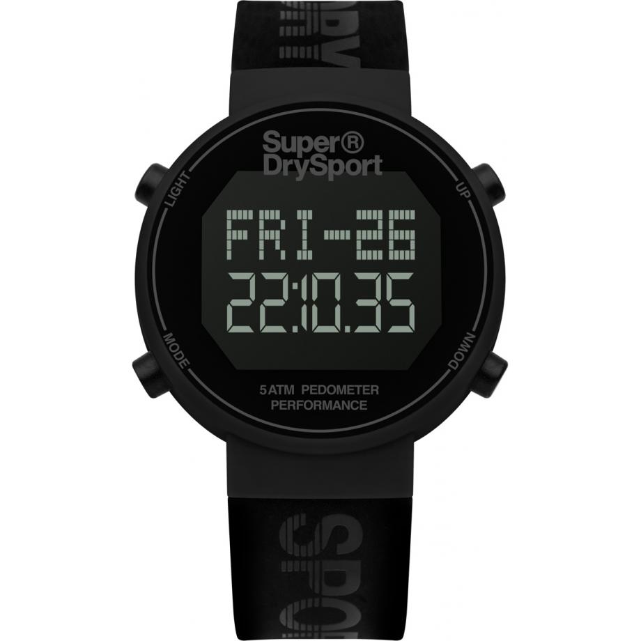 Superdry Digi Pedometer SYG203BB Watch Shade Station