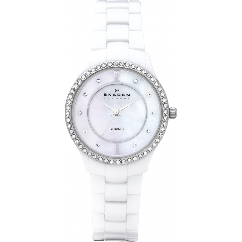 Skagen white watch sale