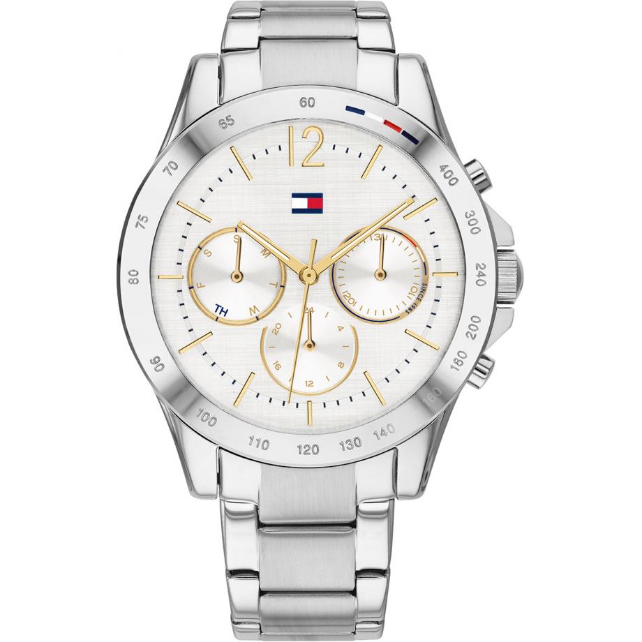 silver tommy hilfiger watch women's