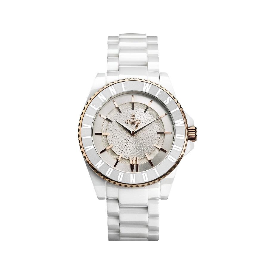 新品★ヴィヴィアンウエストウッド★PULLERS ニットワッチ★オフホワイト白 Vivienne Westwood Ceramic VV048RSWH Watch | Shade Station