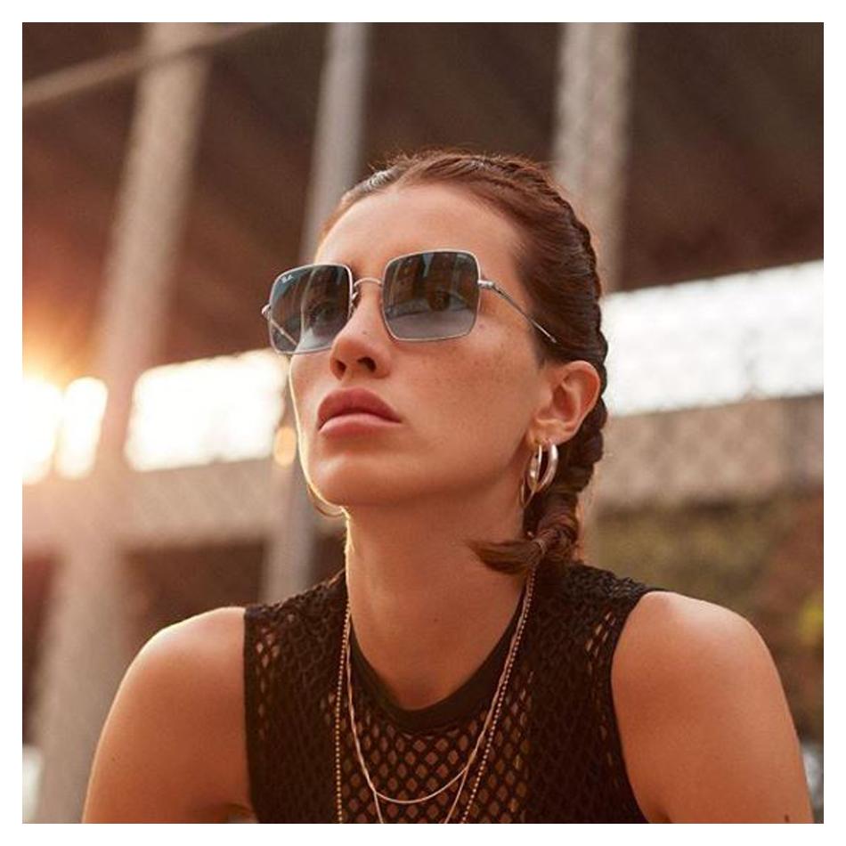 Metal top square sunglasses